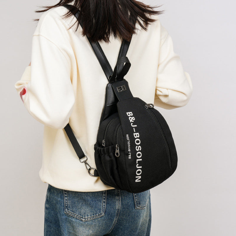 Women's Multi-Compartment Large Capacity Backpack